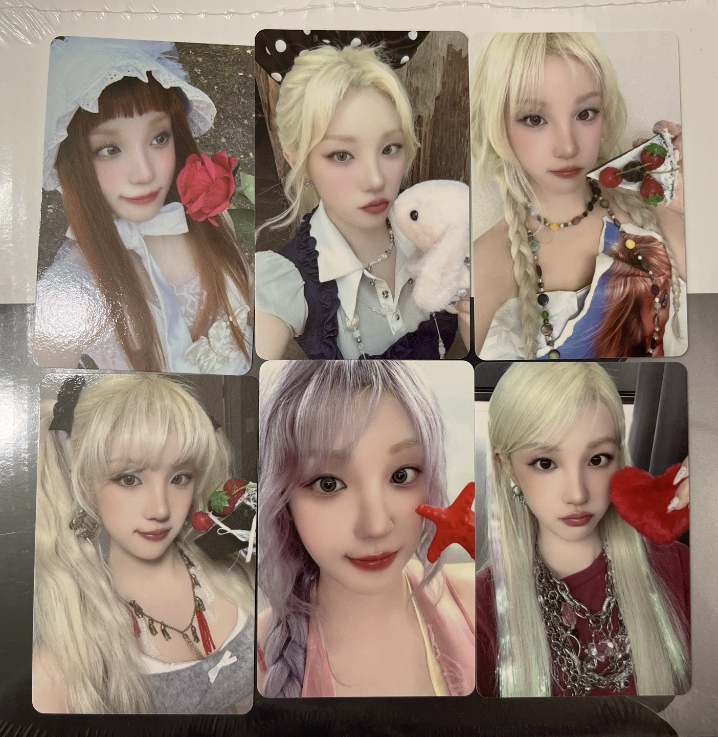 雨琦solo快閃小卡 六張