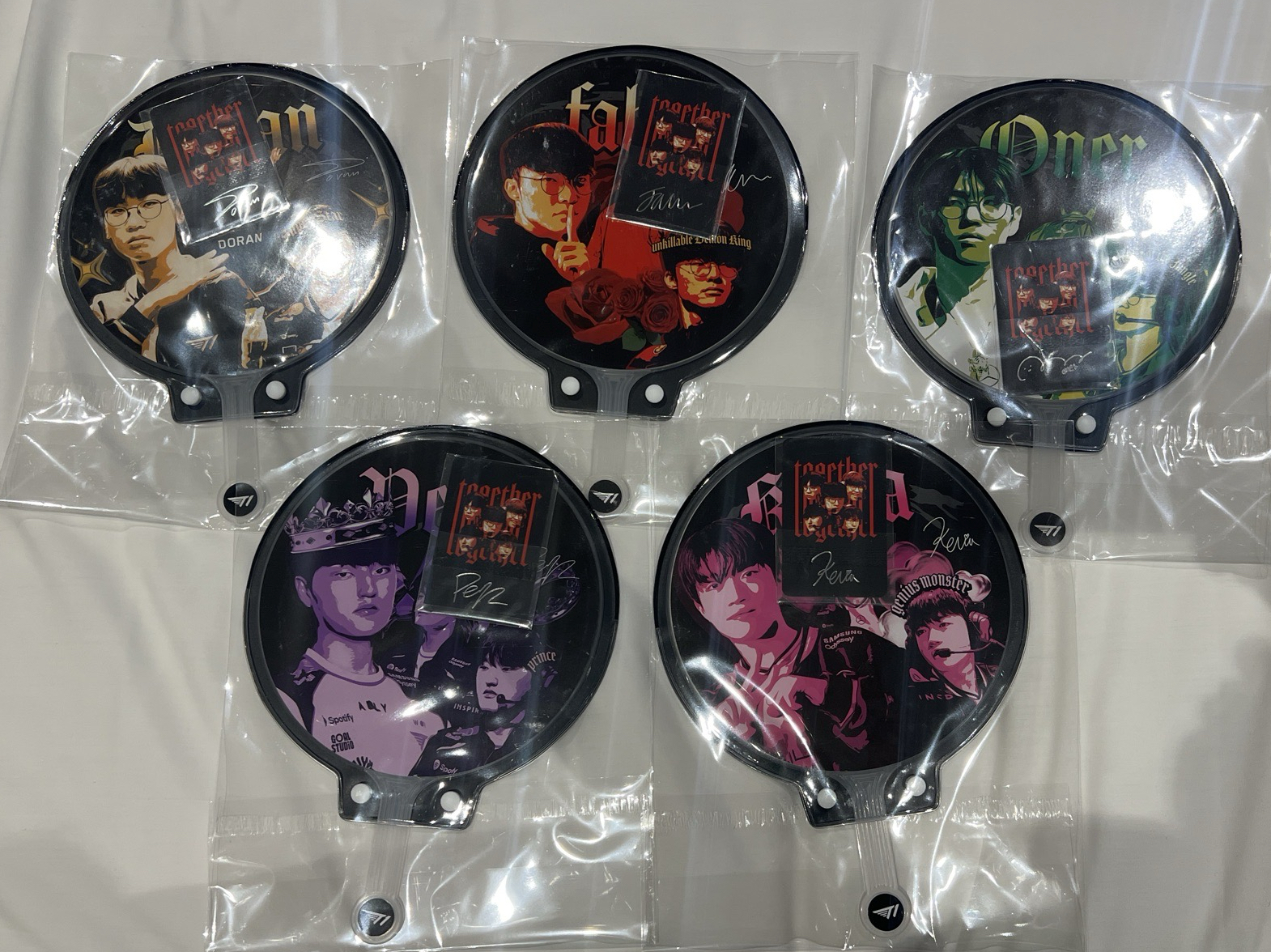 T1 主場日 24號滿額 小卡+扇子套出 Doran Faker