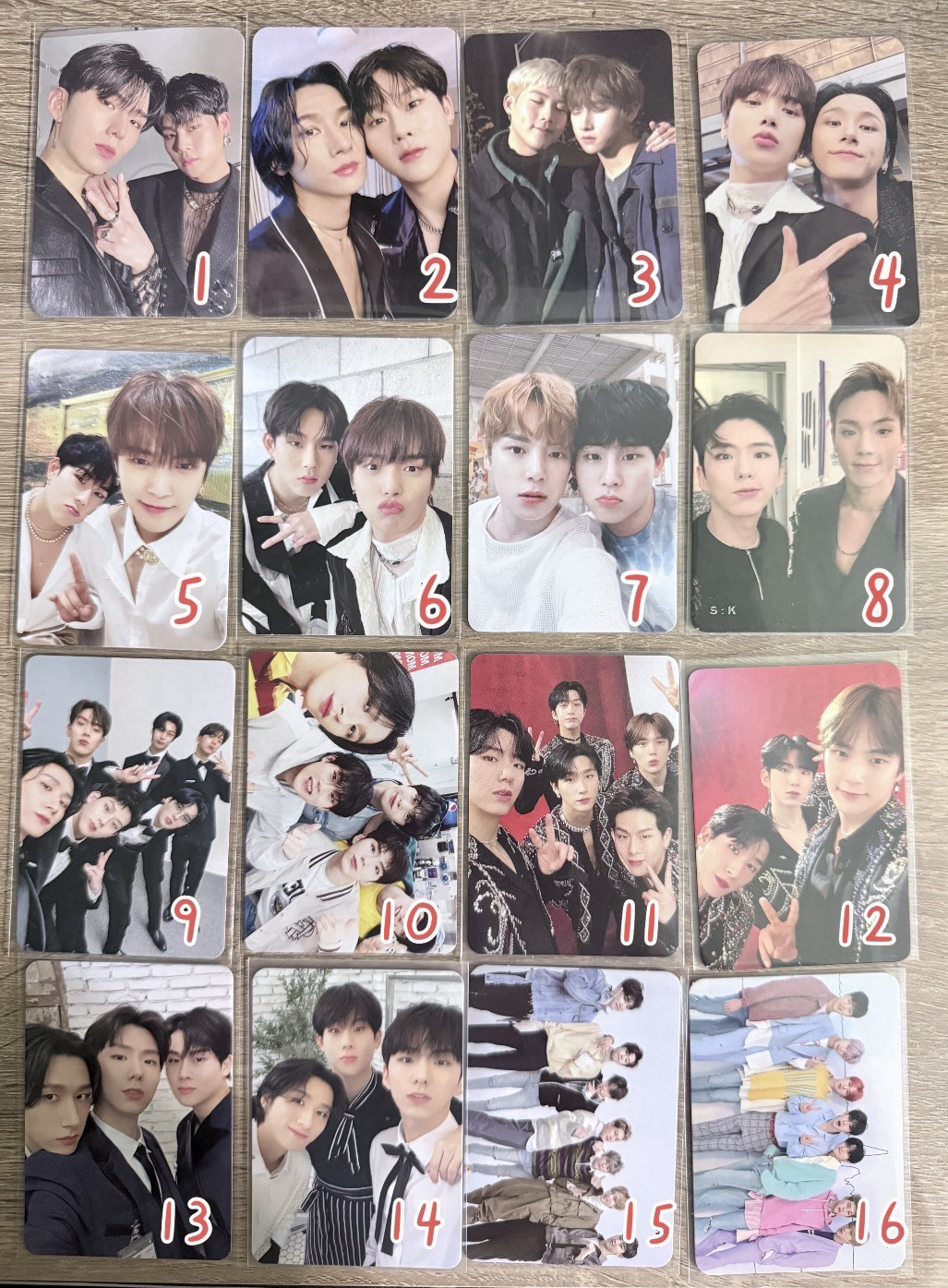 Monsta x 雙人卡 團卡