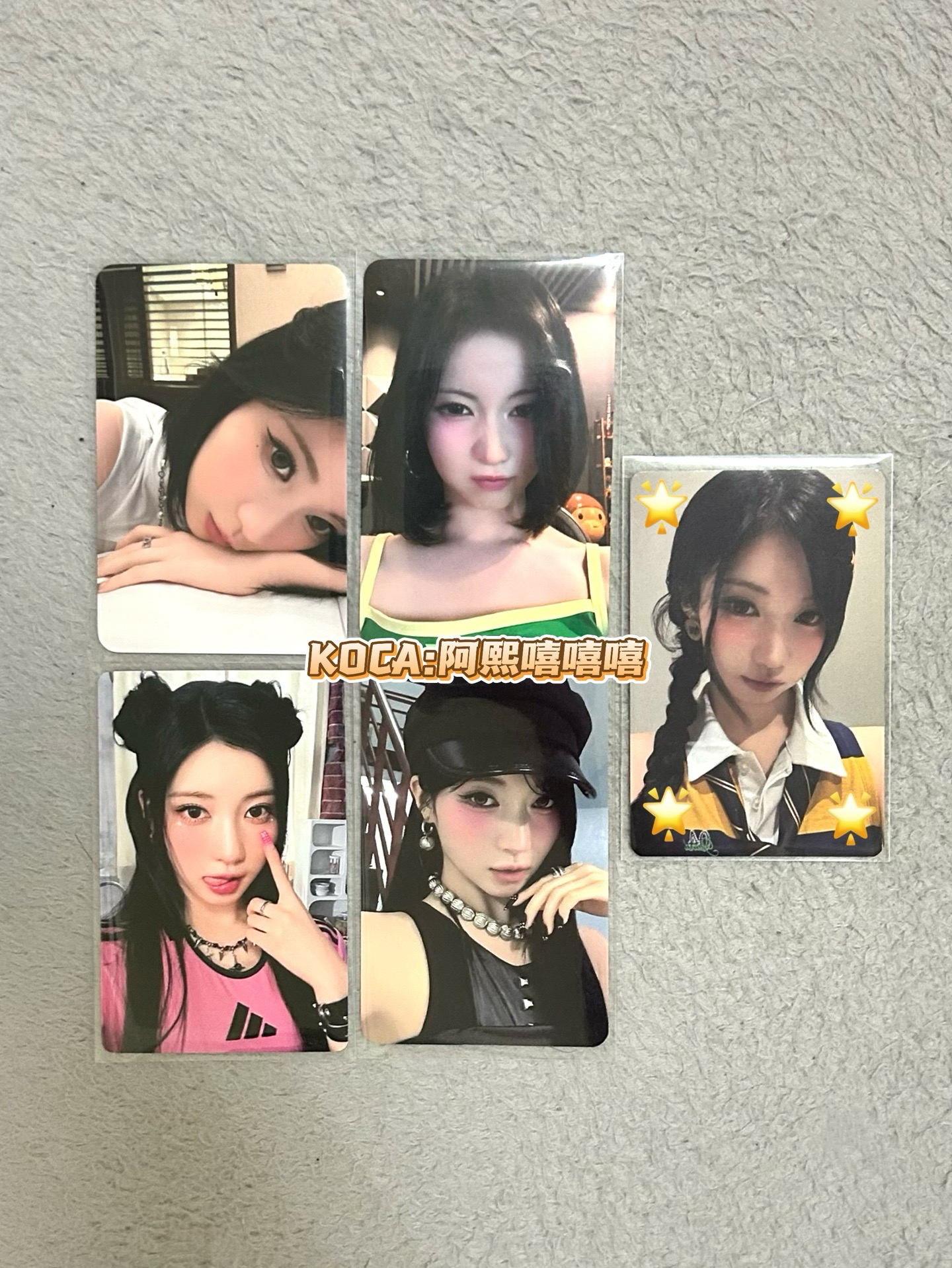 BABYMONSTER 角小盤五張不拆