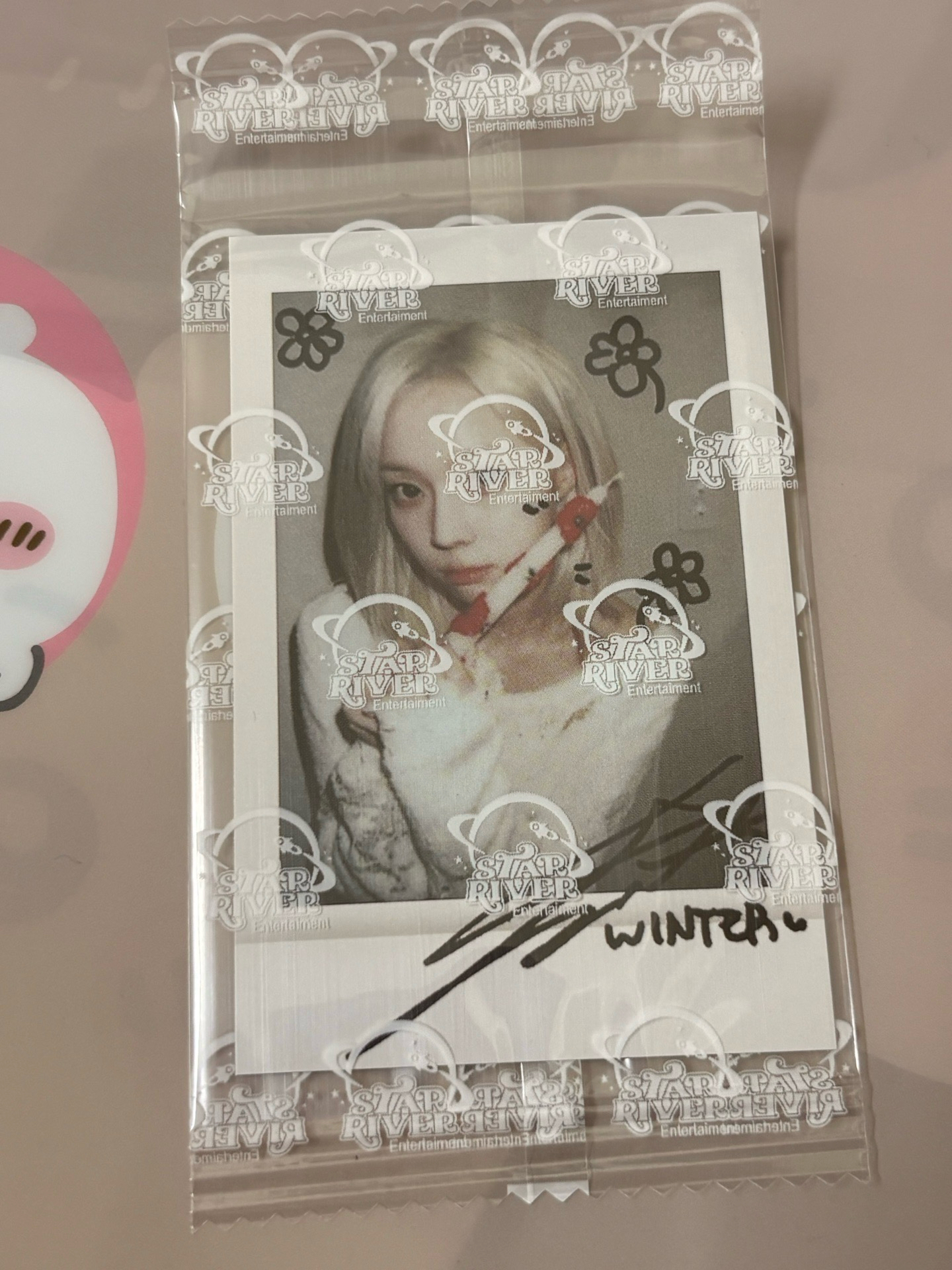 未拆 aespa 冬 星河 SR 正規一 拍立得 冬 金旼炡 Winter 小卡