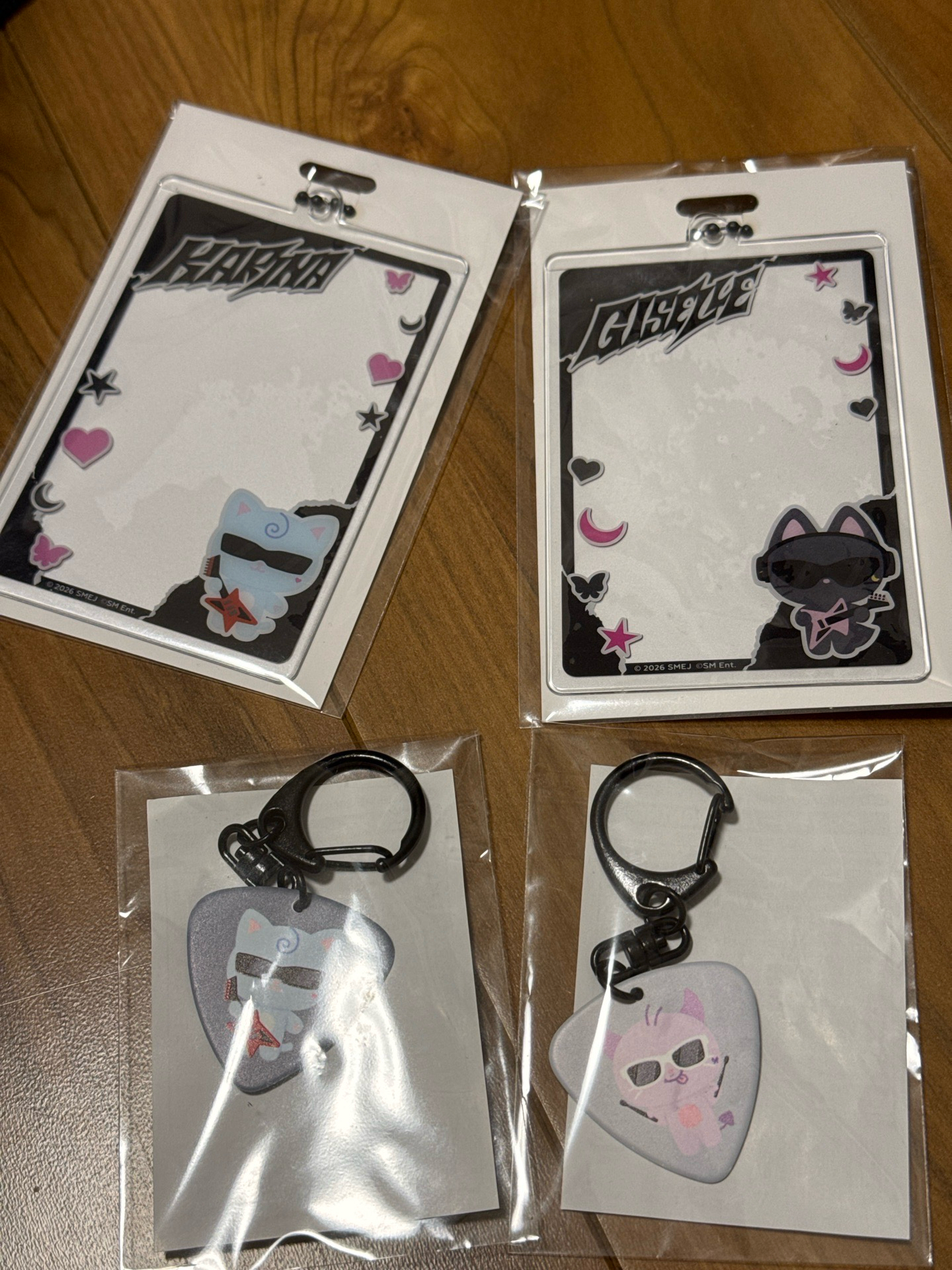 aespa 日本特別場扭蛋 柚吉卡套/柚寧pick吊飾