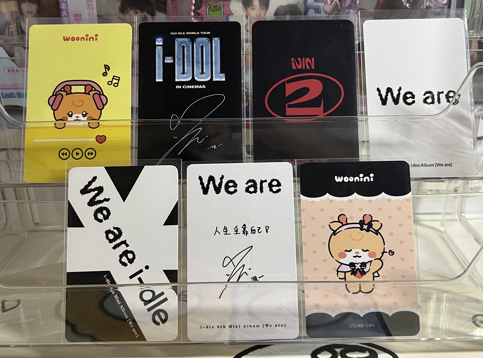 IDLE 琦 滿額 電影 特典 卡 整圖標