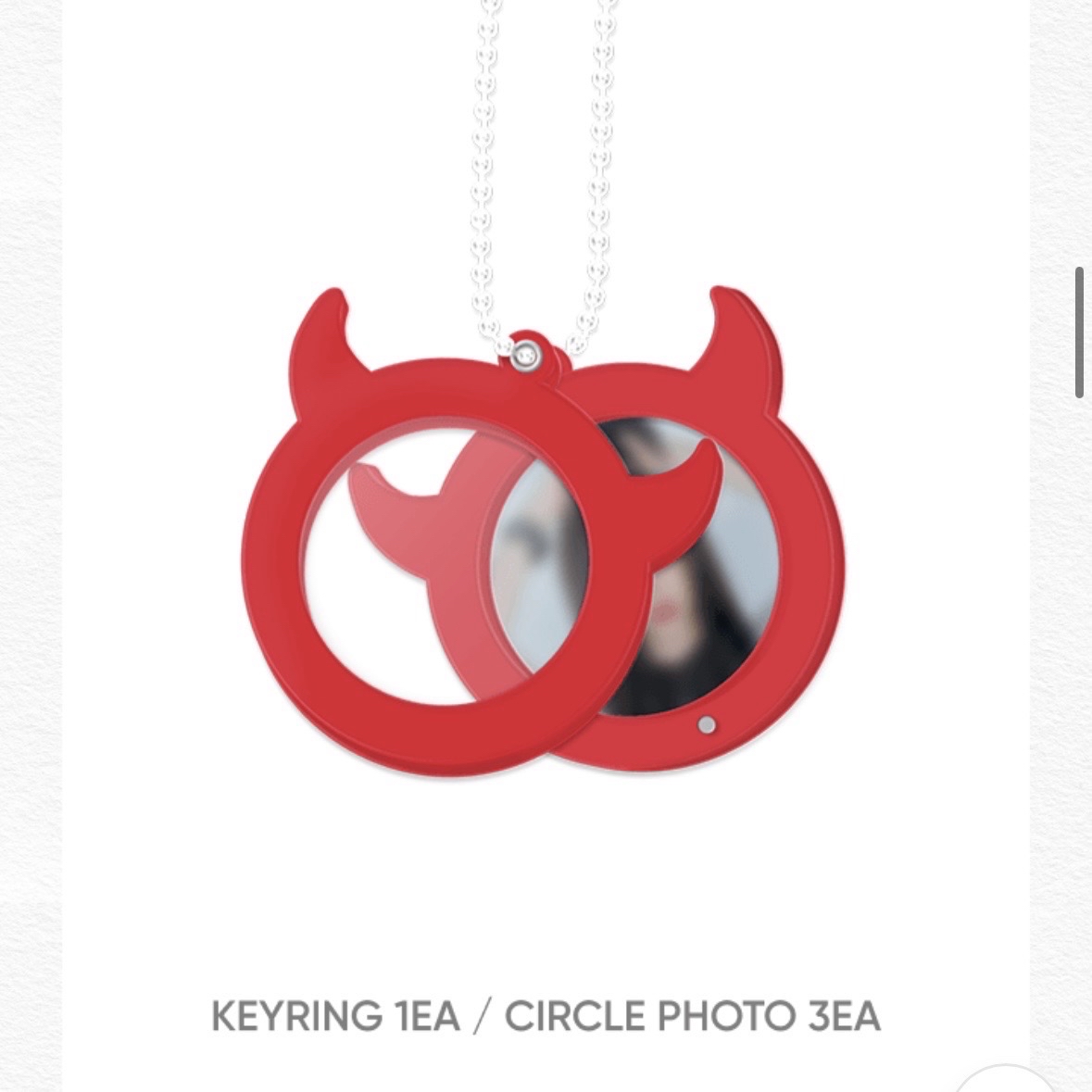 Ahyeon 賢 [惡魔角壓克力相片吊飾] SEE YOU THRER 周邊