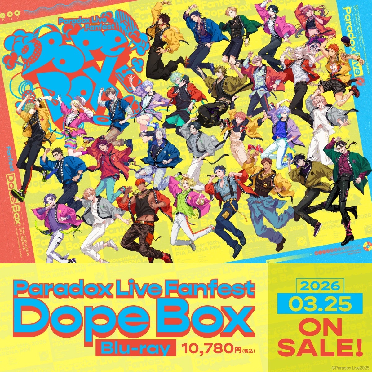 Paradox Live Fanfest Dope Box Blu-ray