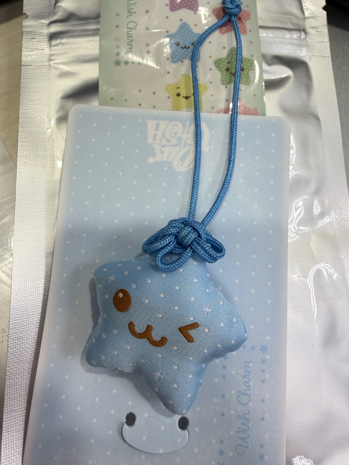 安可場現貨 yushi護身符吊飾+星星符卡 整組