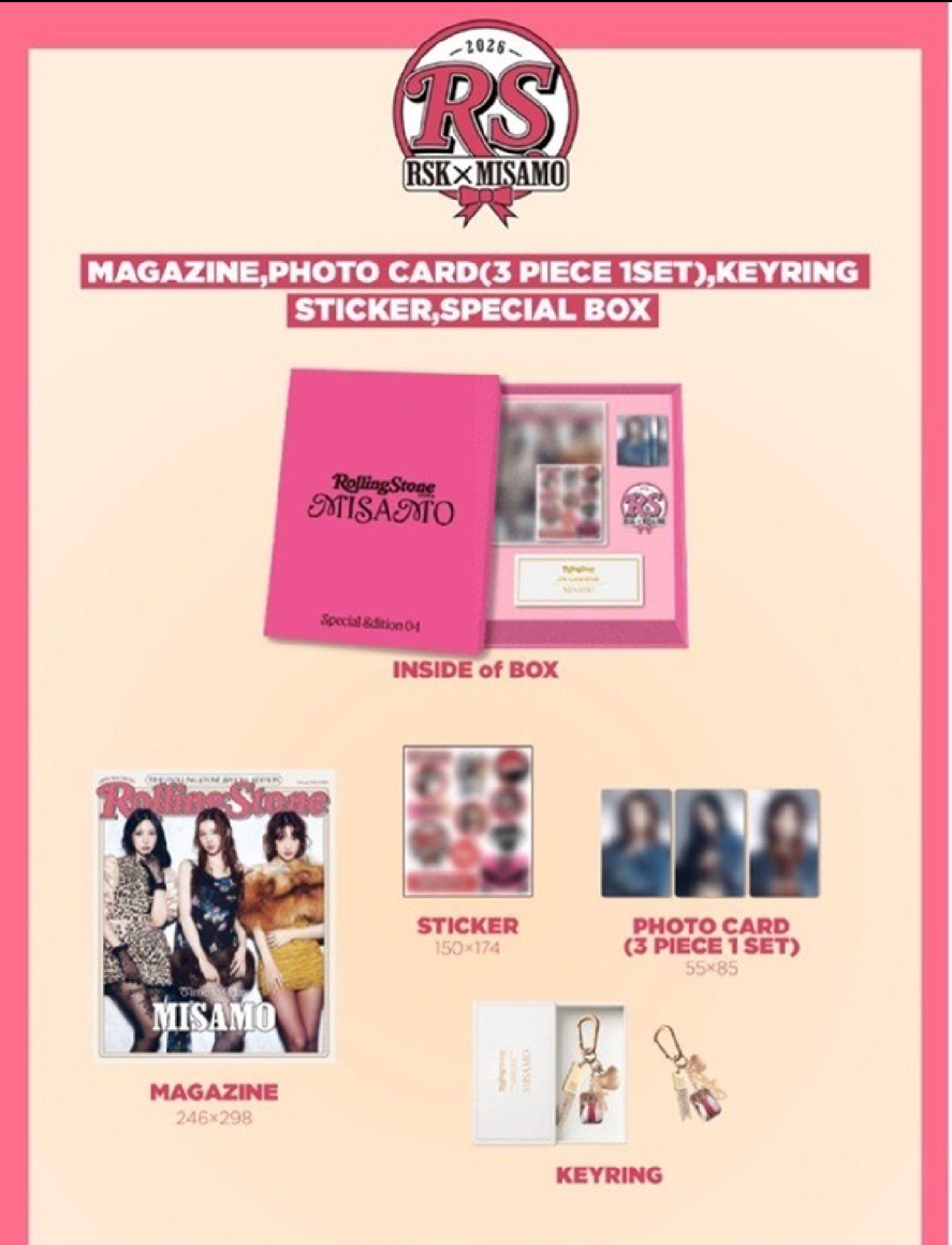 MISAMO 滾石雜誌 A SET 紗 小卡