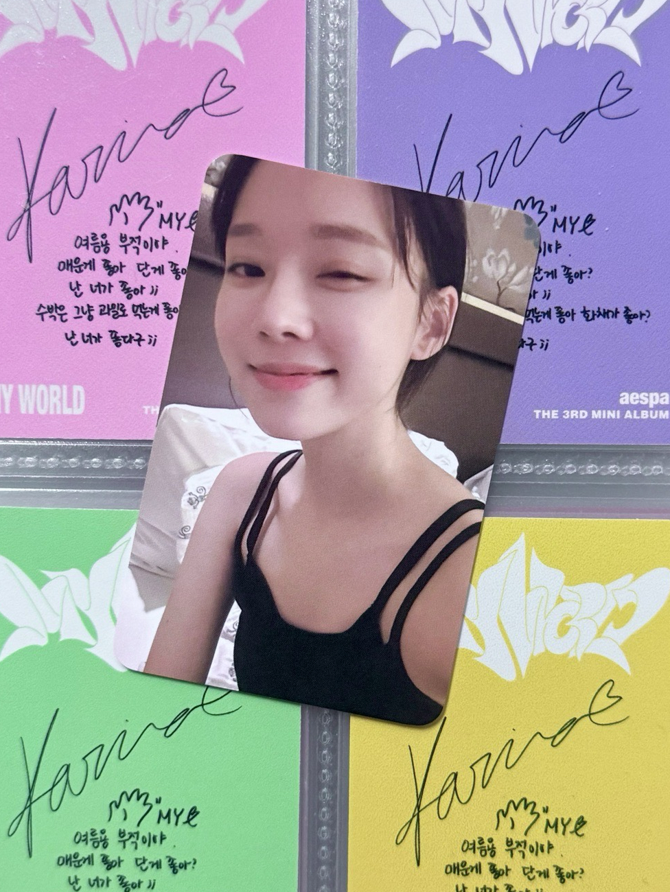 WINTER YES24特典卡 素顏冬