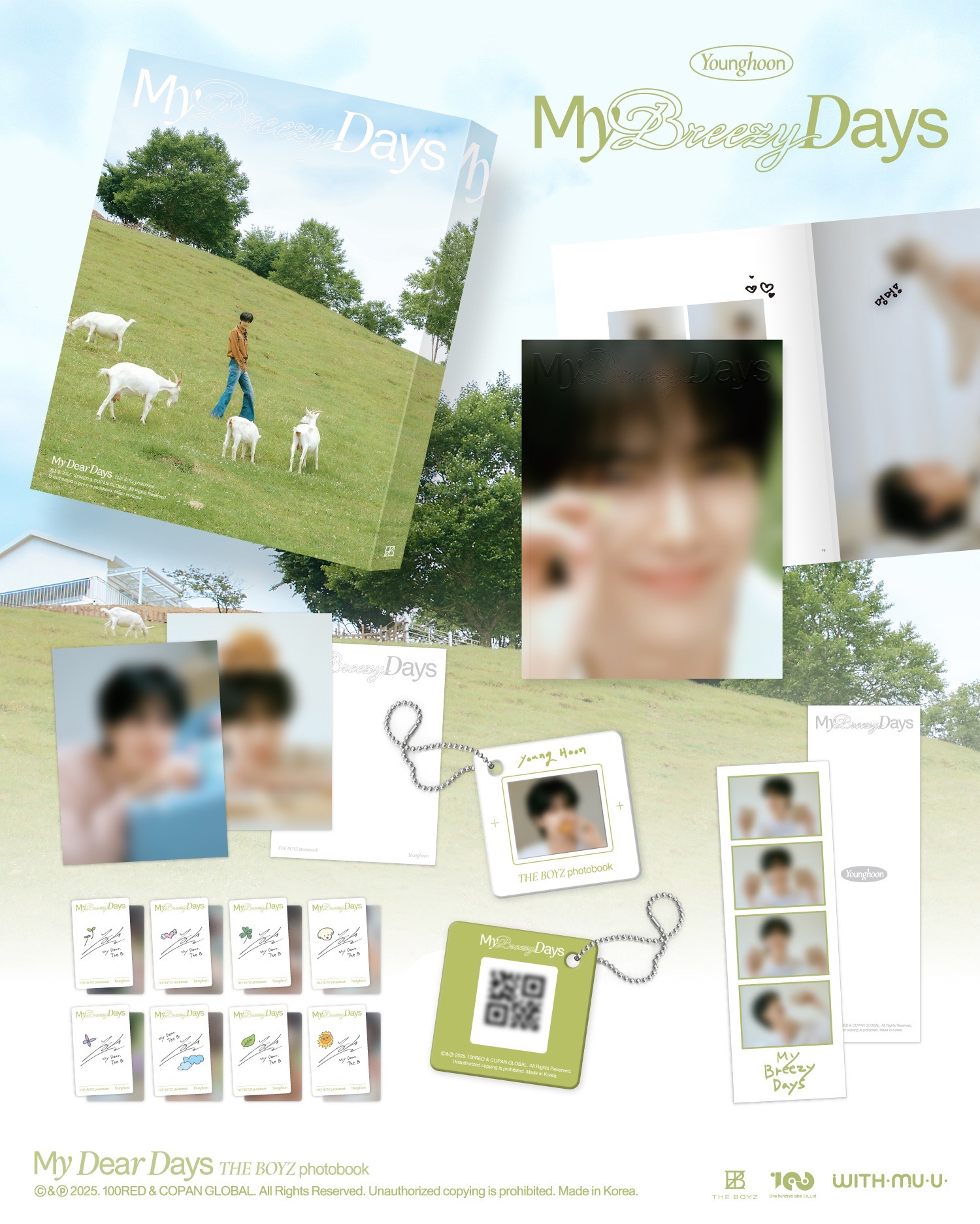 THE BOYZ YOUNGHOON Photobook 'MY Breezy days' 예약 판매 안내