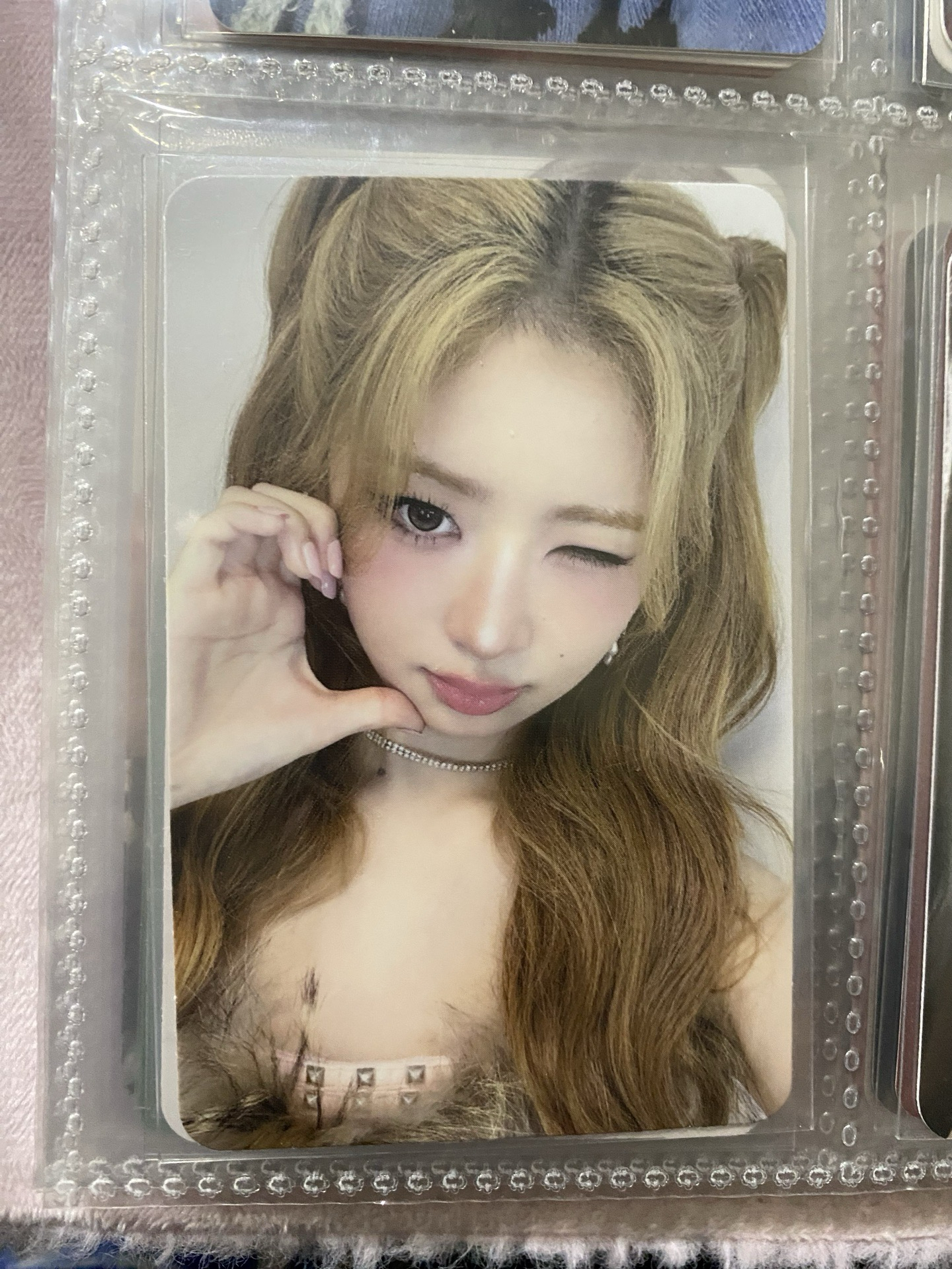 IVE 直井怜 Rei IVE SECRET wm 7.0 AAA怜 金髮wink臉頰比心