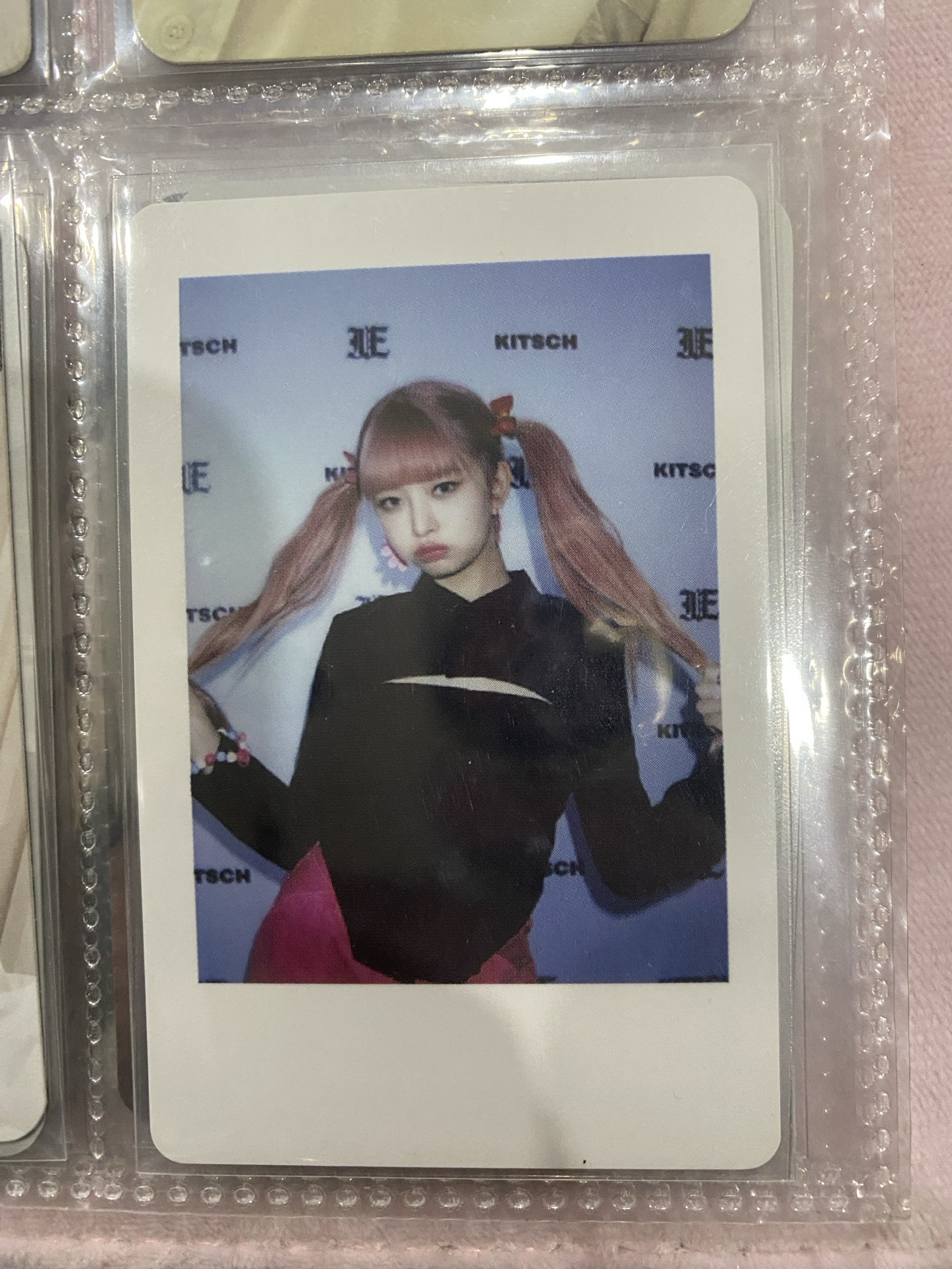 IVE 直井怜 Rei I've IVE wm 1.0 粉髮雙馬尾老大拍立得卡