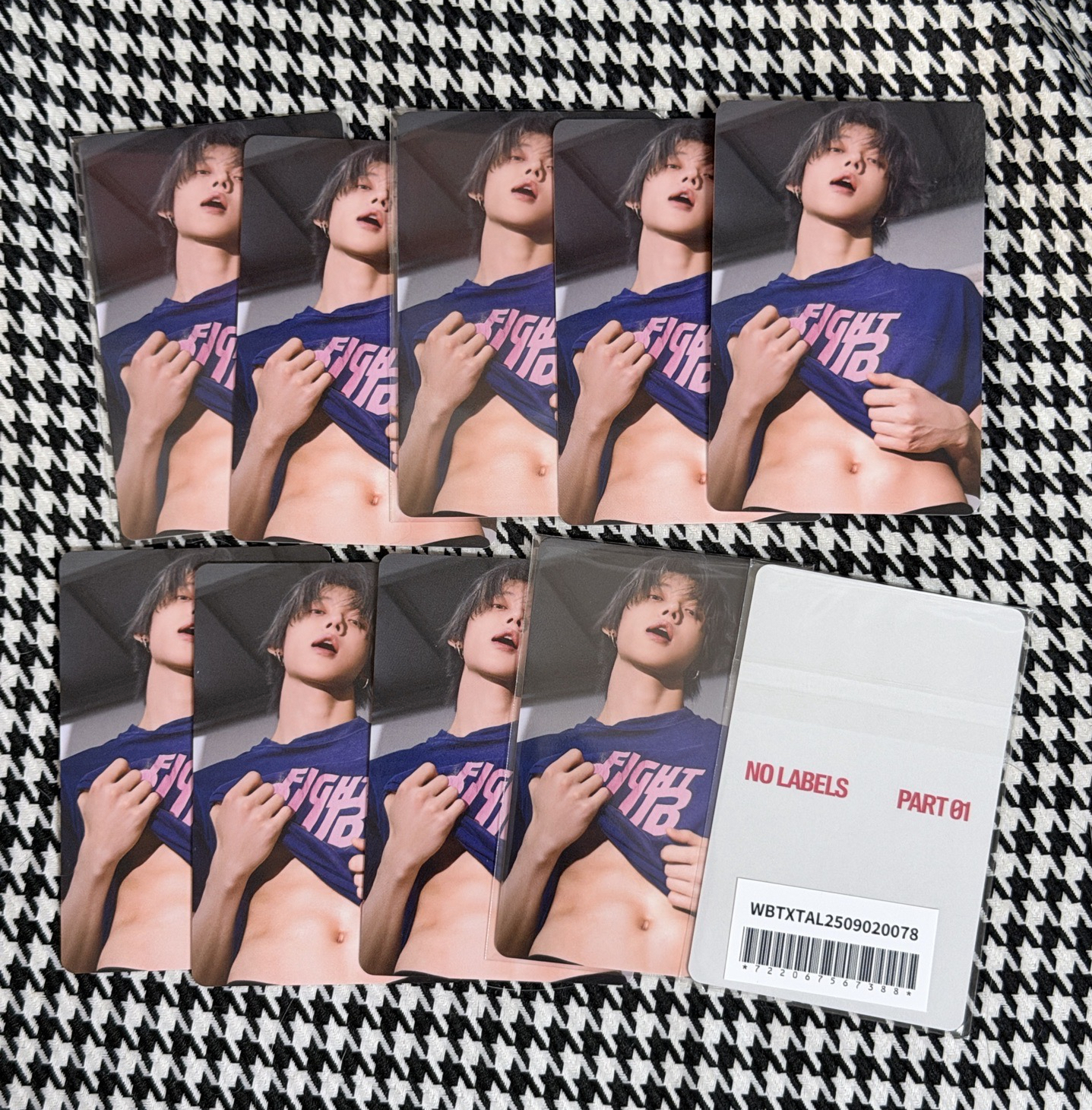 (現貨 可當日寄出）TXT 然竣 solo 日咖 特典 腹肌竣