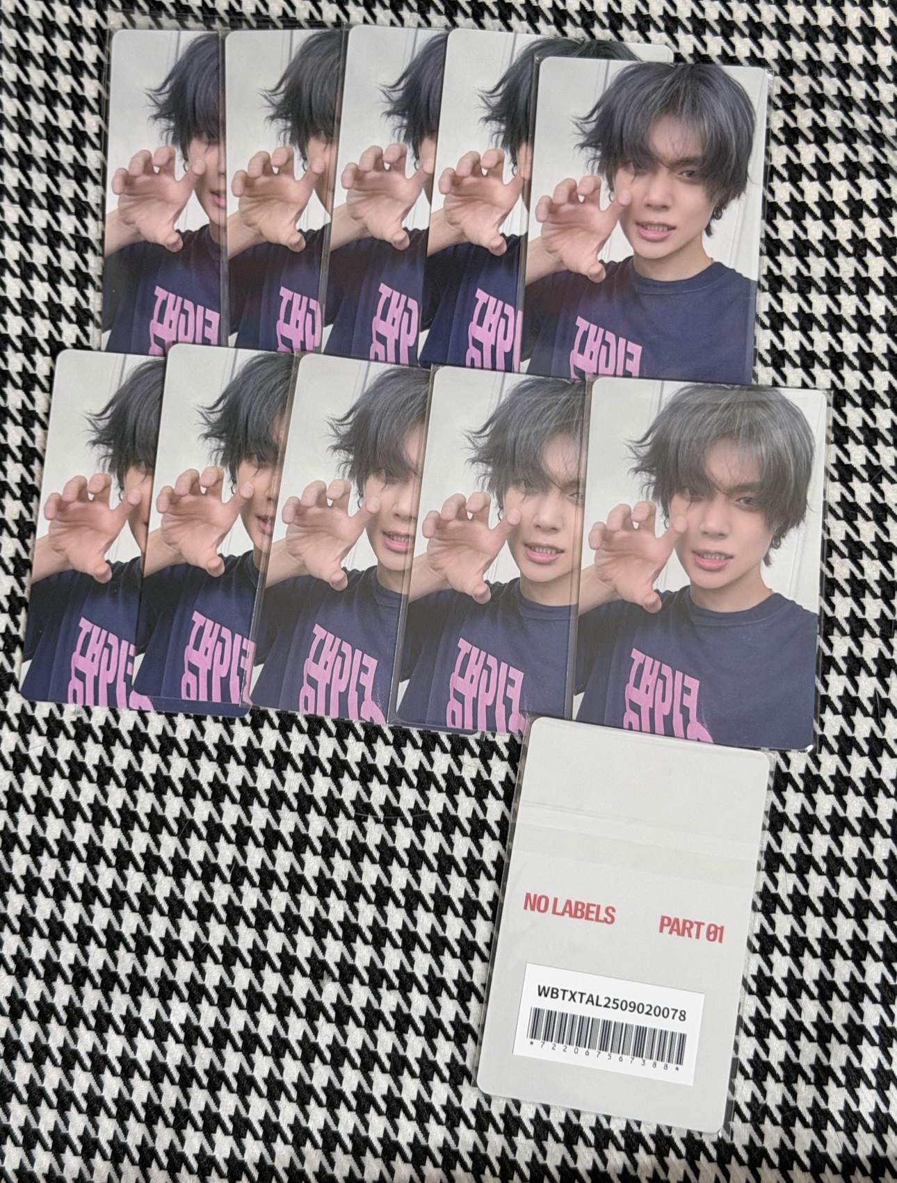 （現貨 可當日寄出）TXT 然竣 solo 日咖特典 貓爪竣