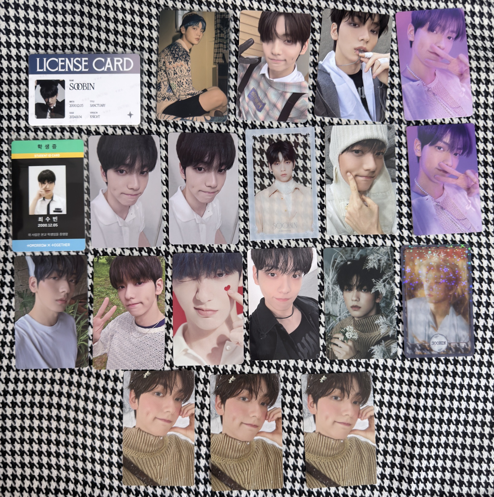 （現貨 整圖20張）TXT 崔秀彬 小卡盤 特典卡 日專卡