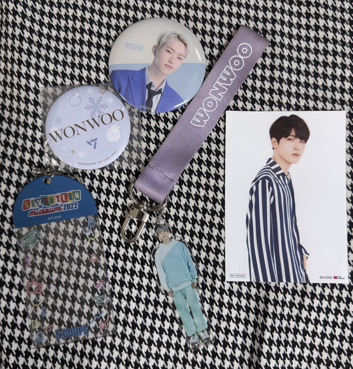 （現貨 整圖出）seventeen 圓佑 順榮 勝哲 克拉島 吊飾 生寫真 徽章 卡套