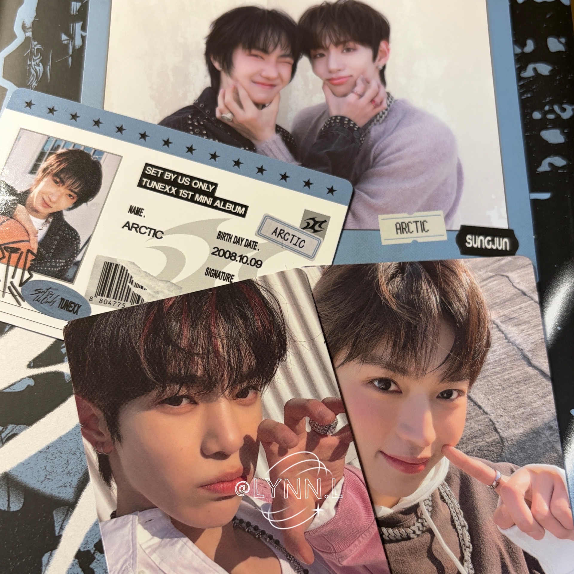 TUNEXX 專輯小卡/配置 藍