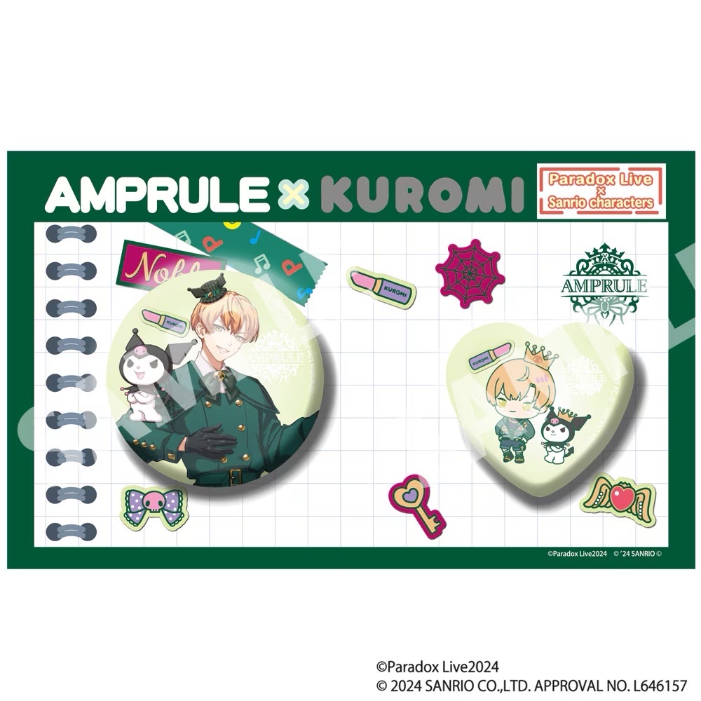 Paradox Live × Sanrio characters　缶バッジセット