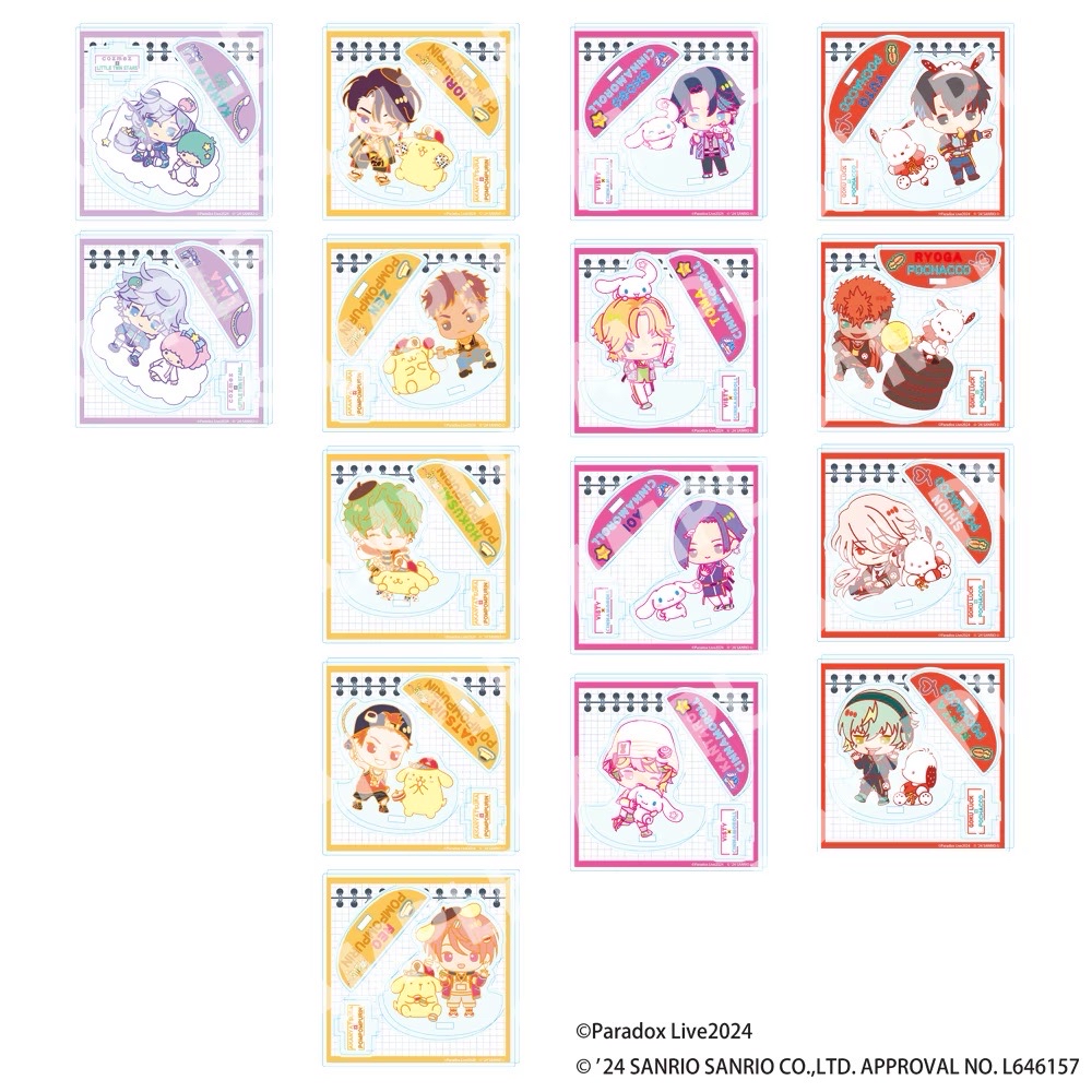 Paradox Live × Sanrio characters　トレーディングswingアクリルスタンド