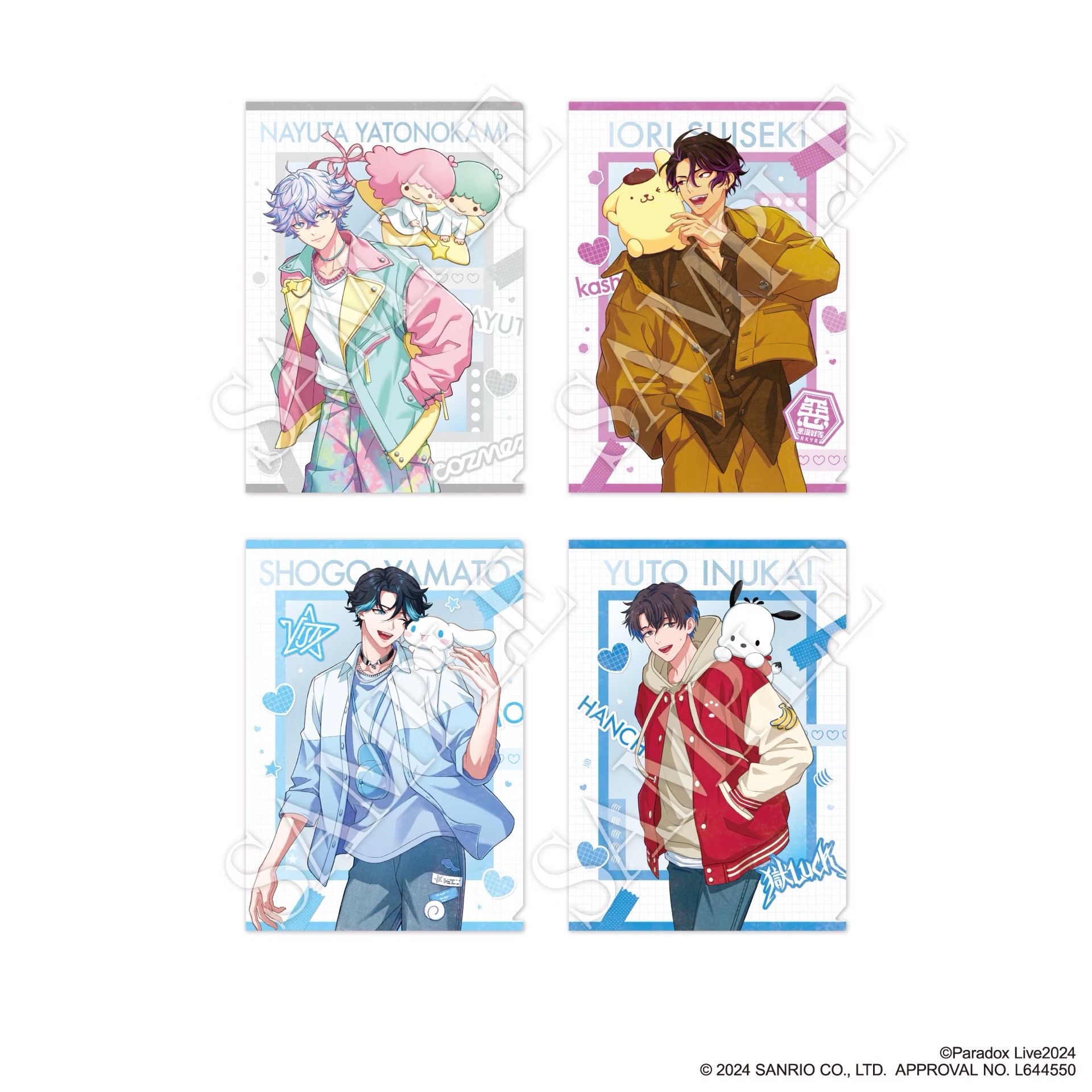 Paradox Live × Sanrio characters ホログラムA4クリアファイル