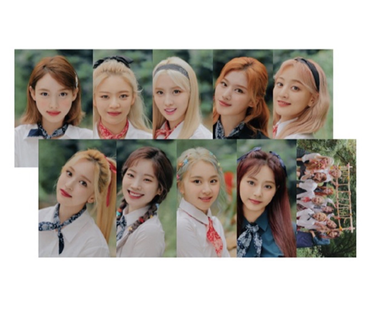 TWICE五週年手燈環小卡