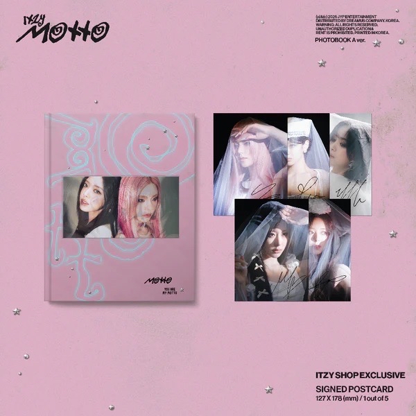 預購 MOTTO PHOTOBOOK (A,B,C) 美版親簽