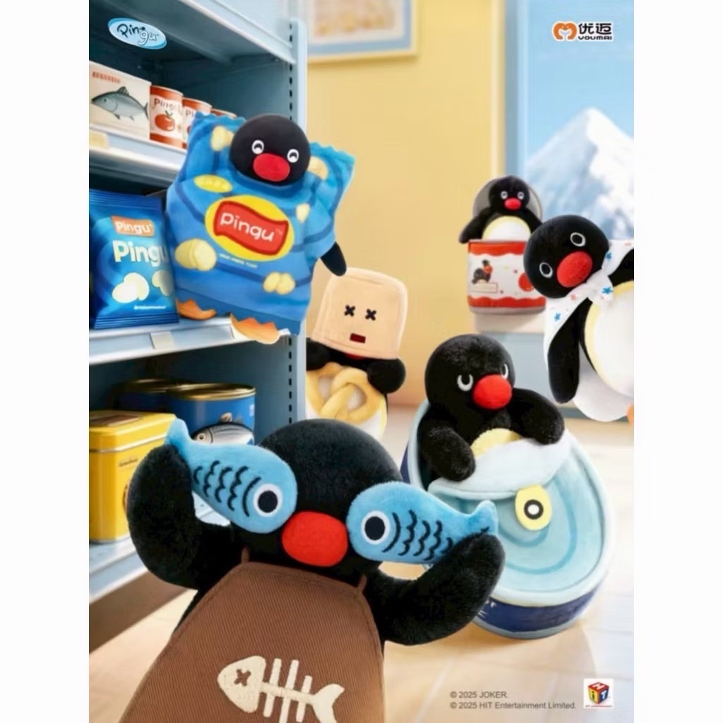 PINGU 企鵝家族 躲貓貓系列 毛絨吊飾盲盒 企鵝 吊飾 玩偶 娃娃