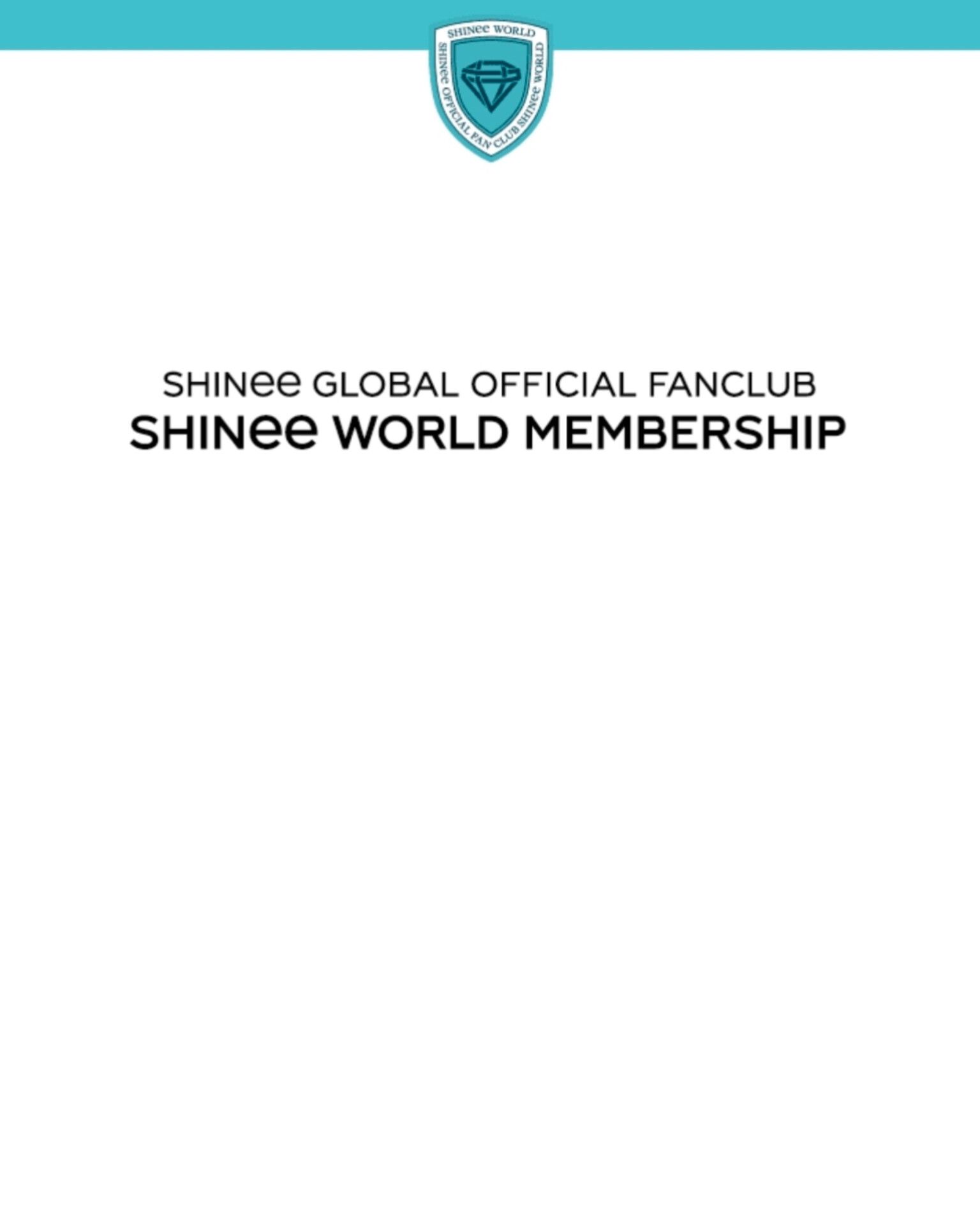 SHINee WORLD MEMBERSHIP