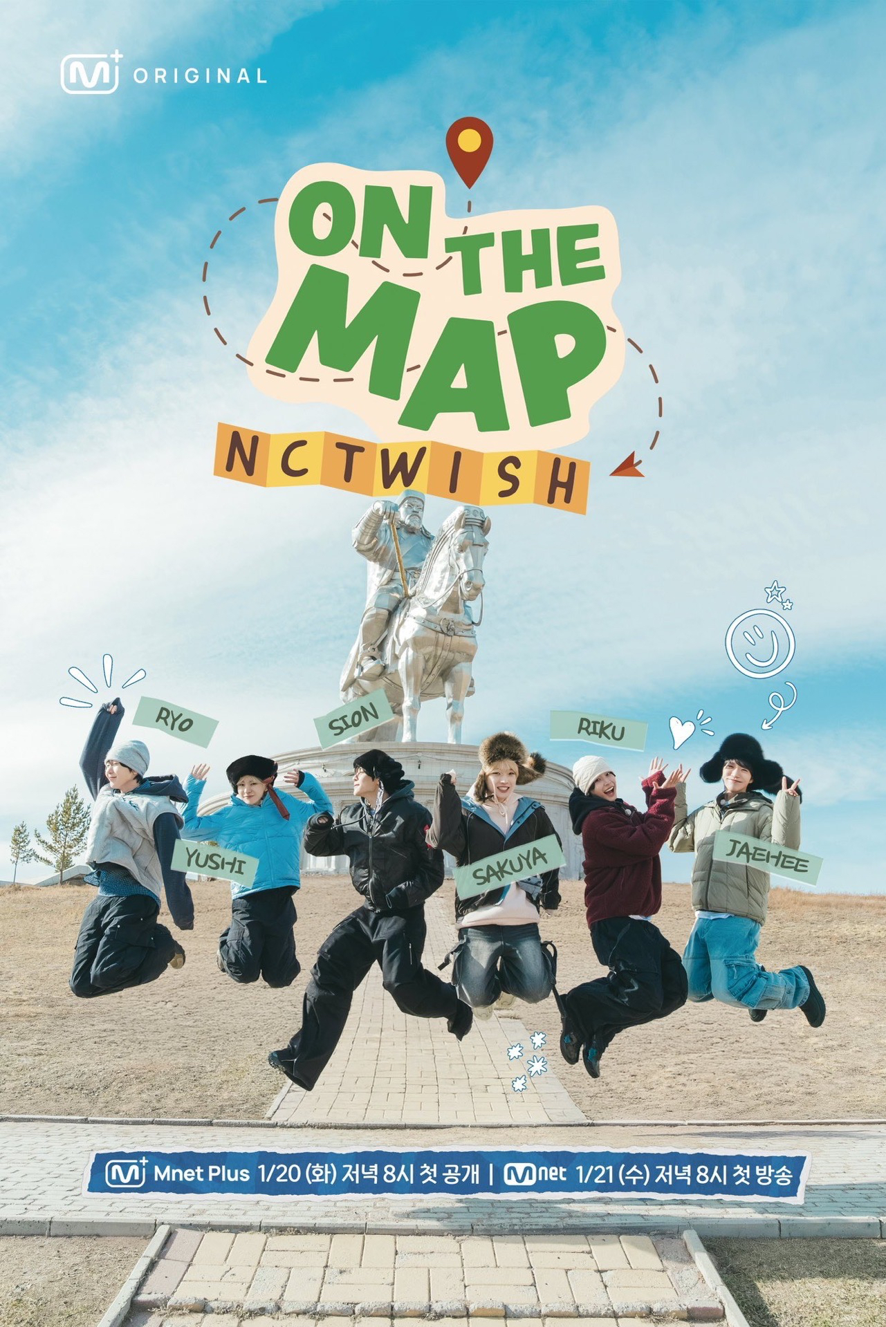 Mnet original on the map