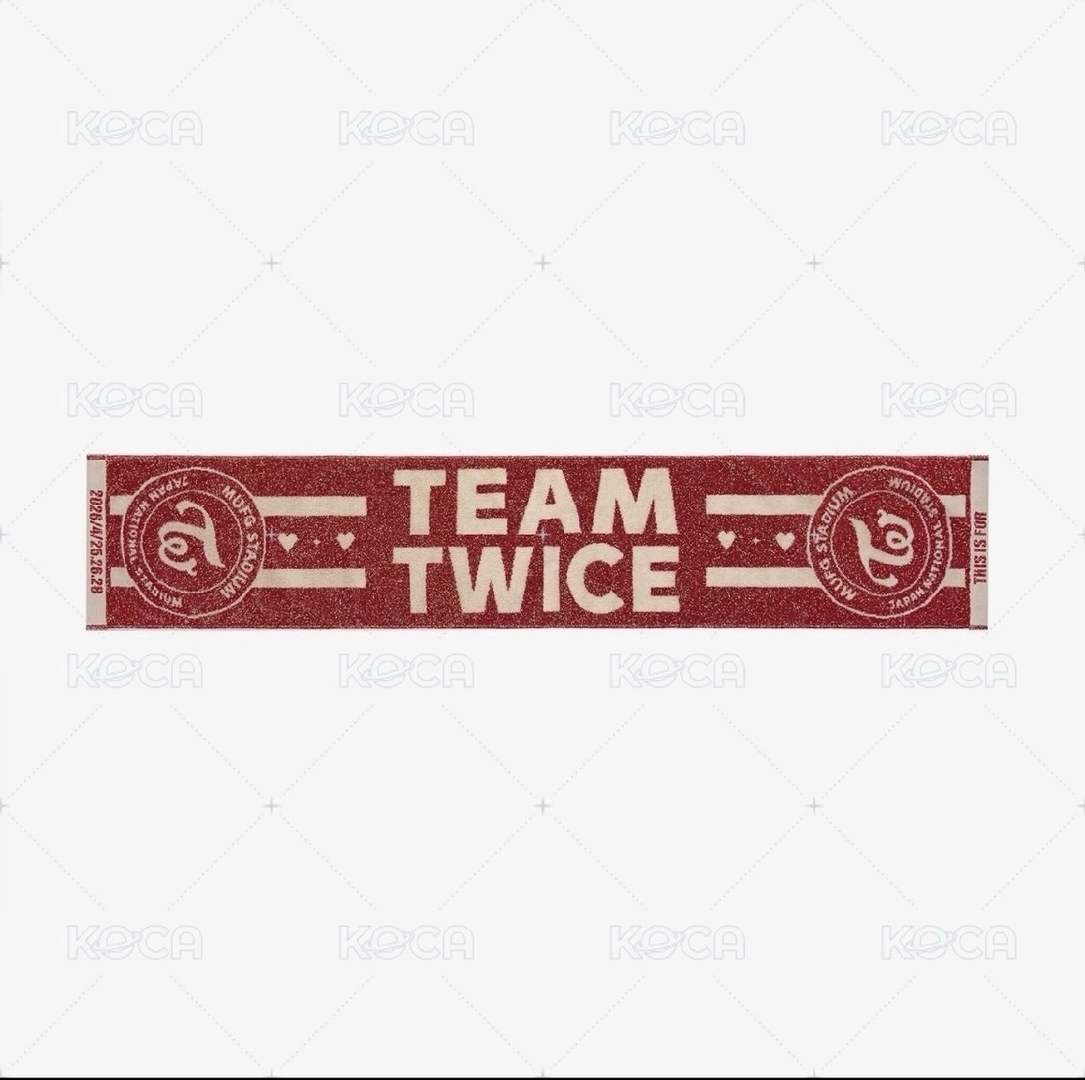現貨 TWICE 新國立場週 毛巾