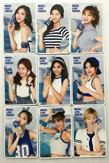 POCARI SWEAT X TWICE 代言卡| TWICE - POCARI SWEAT X TWICE