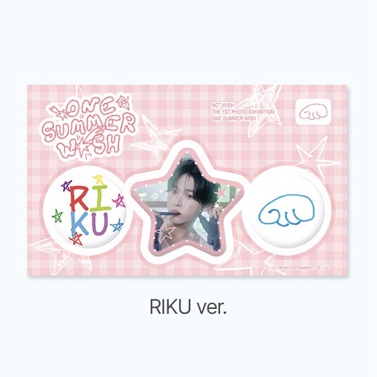 Riku夏日展會徽章組