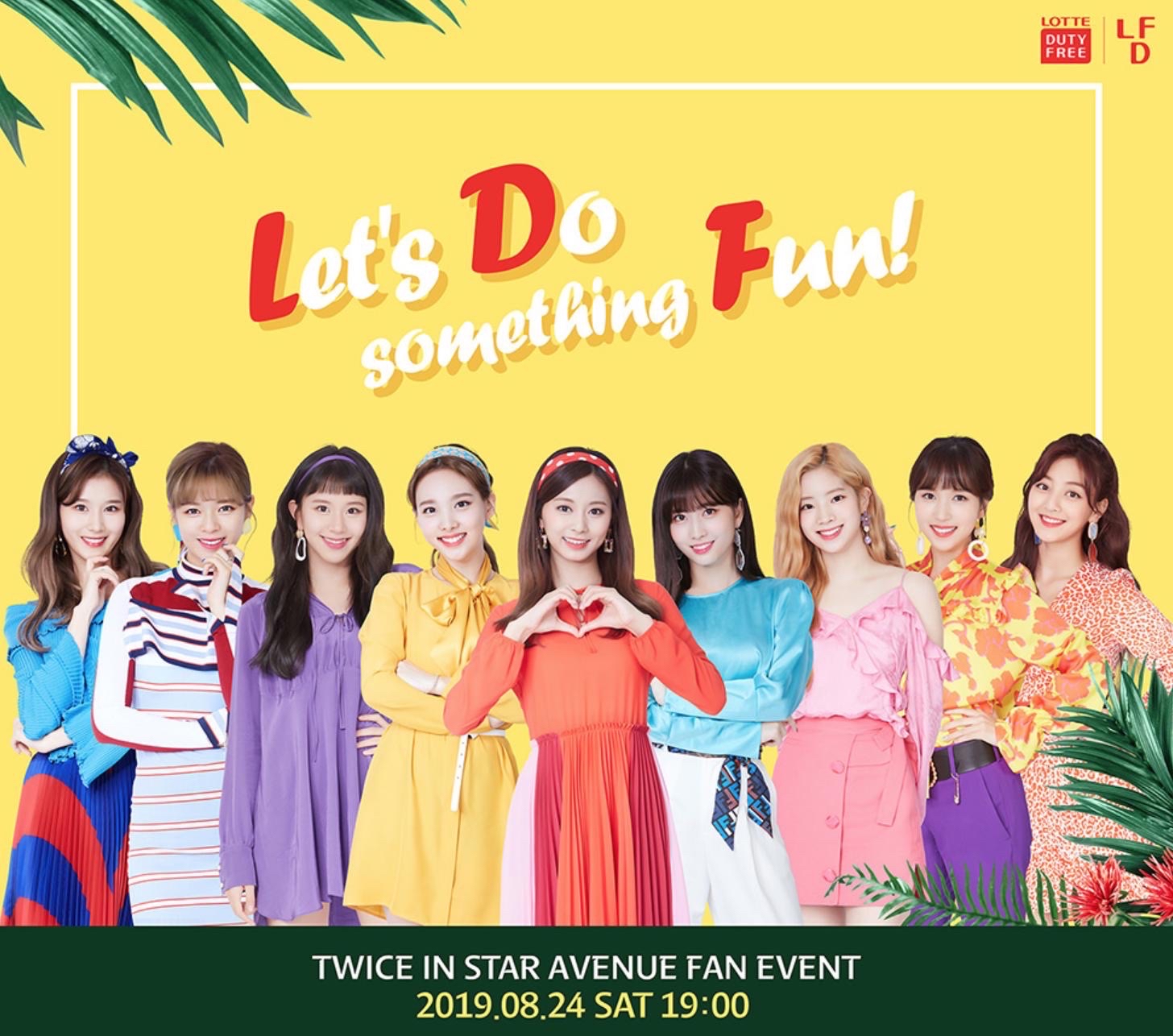 TWICE in LOTTE STAR AVENUE FAN EVENT