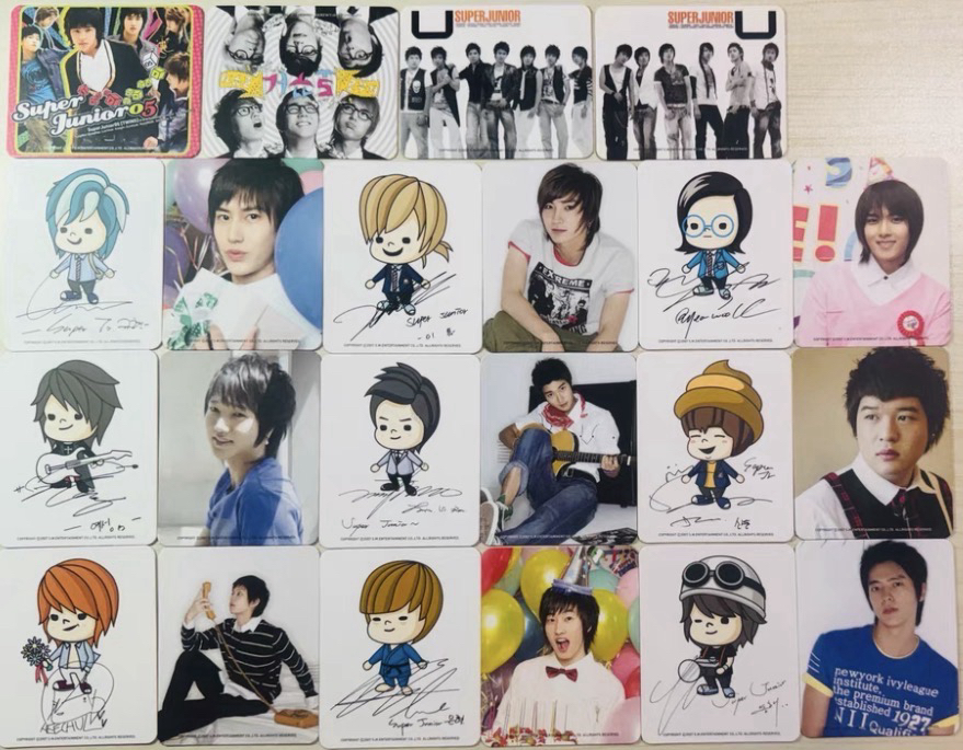 Super Junior 2007 Memory Game Card