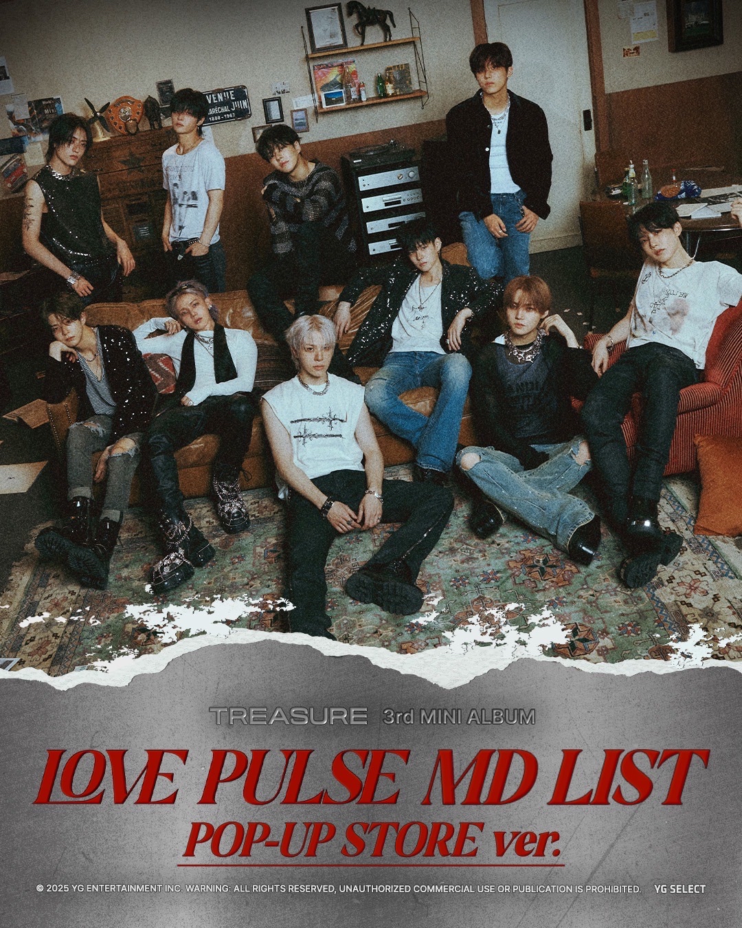 TREASUR 3rd MINI ALBUM 《LOVE PULSE》POP-UP STORE