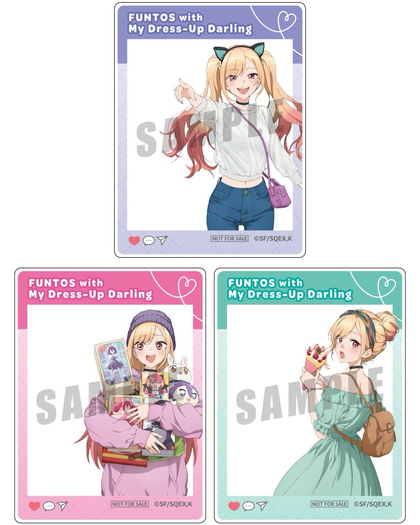 アクリルカード(全3種)一会計2,000円(税込)ごとにお好きなデザインを1枚プレゼント！