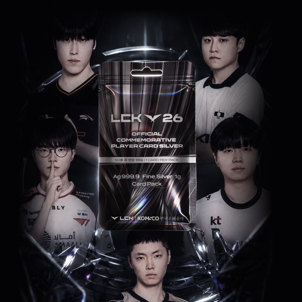 LCK26 × KOMSCO 紀念版純銀卡