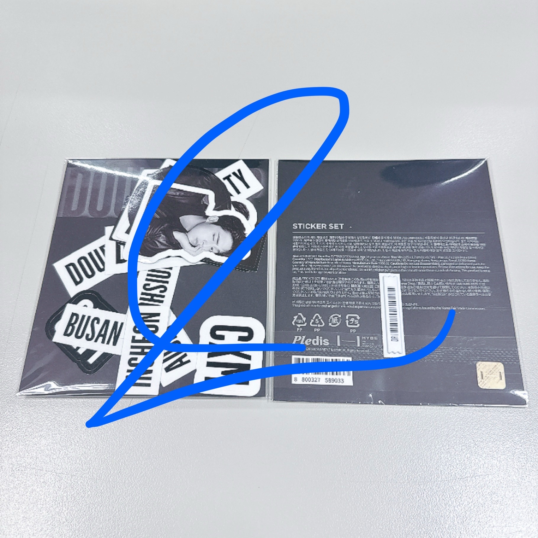 [ 非現貨 ] SEVENTEEN SVT CXM DOUBLE UP 周邊 貼紙 廣州快閃店