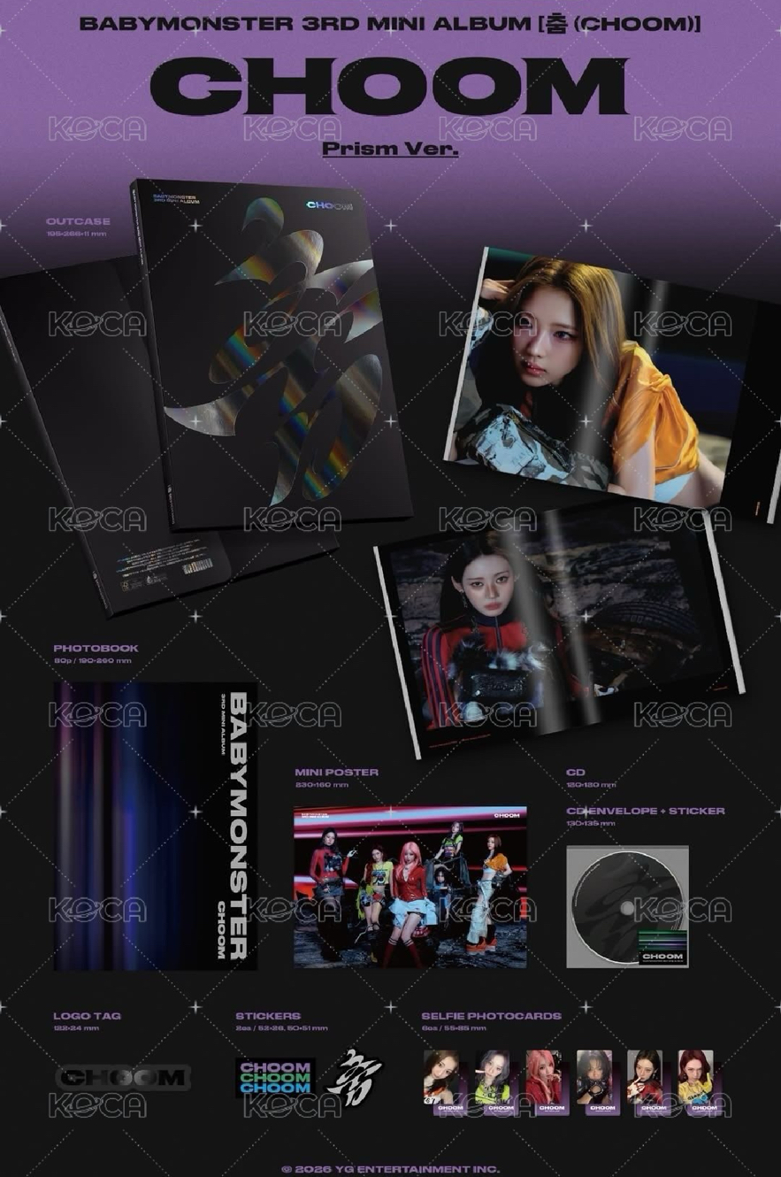Babymonster CHOOM 專輯 Prism Ver.