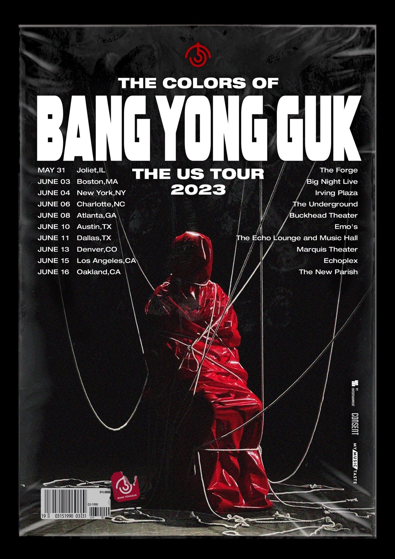 THE COLORS OF BANG YONG GUK THE US TOUR 2023