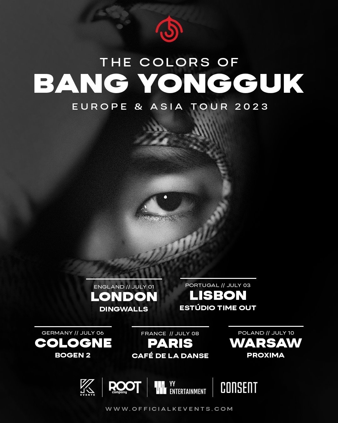 THE COLORS OF BANG YONG GUK EUROPE and ASIA TOUR 2023