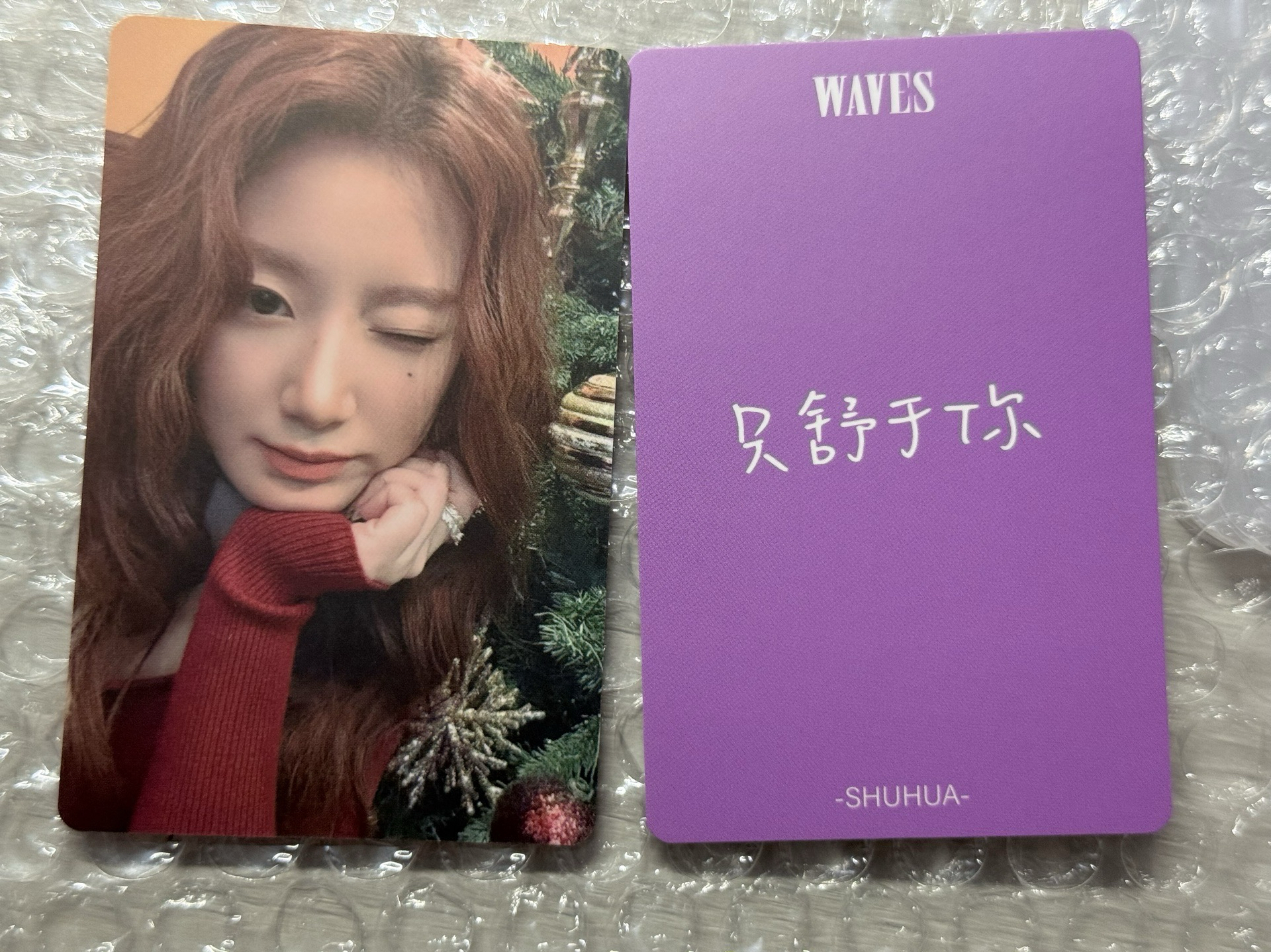 葉舒華 追花 中文卡背
