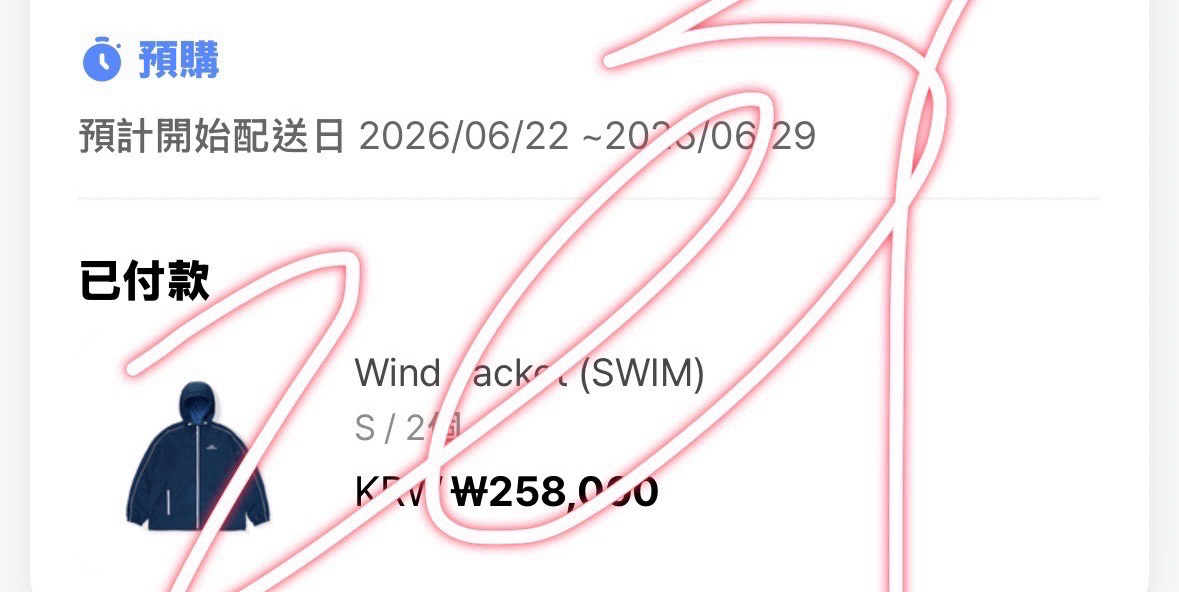 BTS SWIM外套S