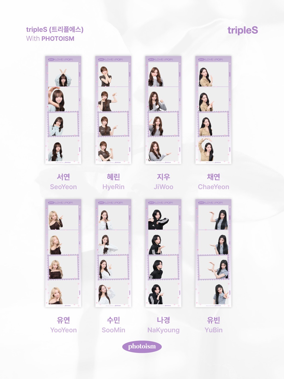 tripleS X photoism