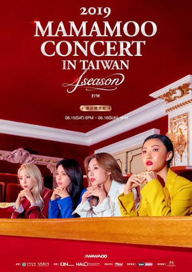 2019 MAMAMOO <4season F/W> CONCERT IN TAIWAN
