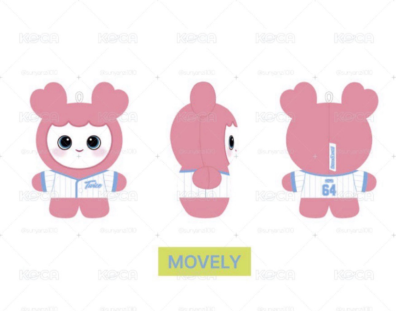 TWICE MOMO  棒球娃 Movely 