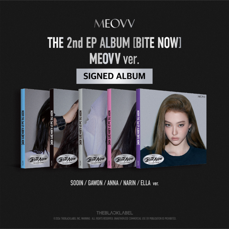 預購 Meovv  [BITE NOW] MEOVV ver. 單封親簽專輯