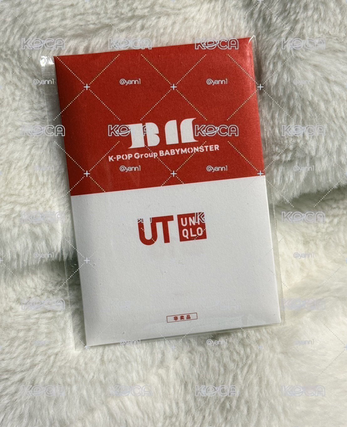 BABYMONSTRR UNIQLO代言卡一套