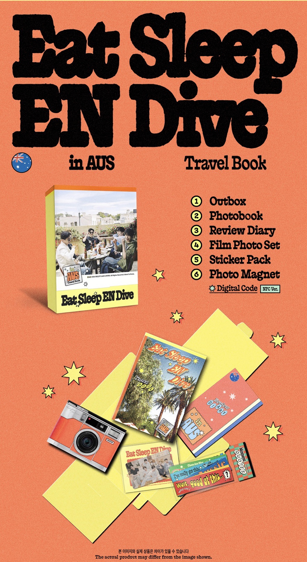 ENHYPEN <Eat Sleep EN Dive in AUS> TRAVEL BOOK