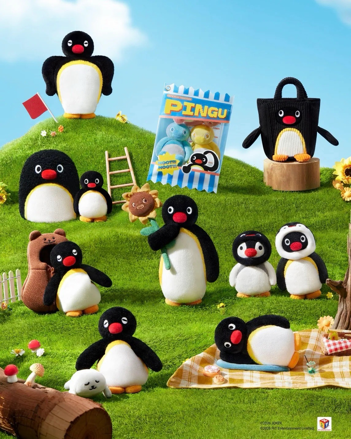 PINGU 企鵝家族 MINI MEME系列毛絨盲盒