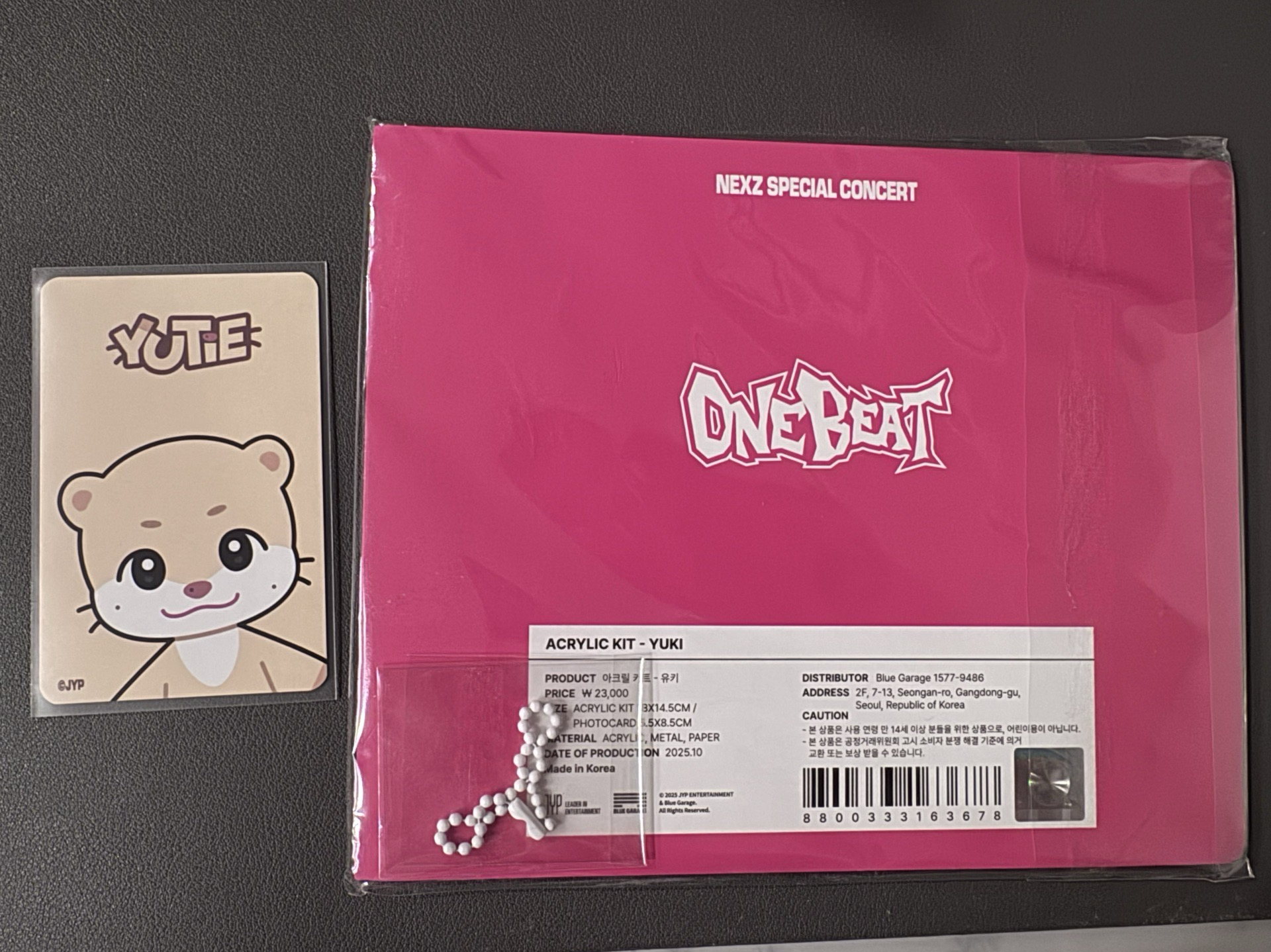 One Beat yuki 立牌+卡 組
